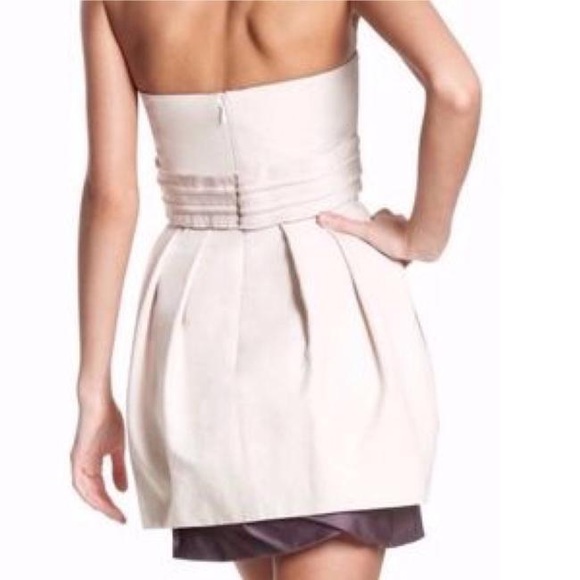 BCBG Max Azria Runway Light Sandal May Strapless Dress Sz 6 - Picture 2 of 8